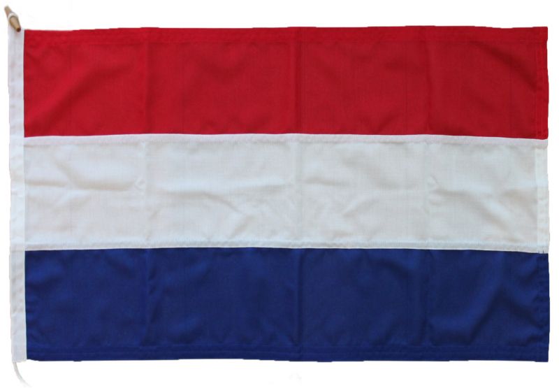 12x9in 30x23cm Netherlands flag (woven MoD fabric printed)